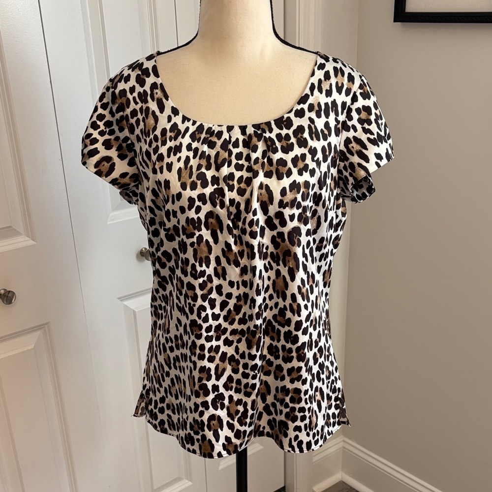WHBM Leopard Print Women's Top